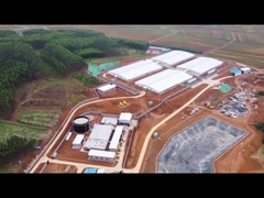 Клеть питомника поросенка ручки жиреть загородки панели PVC с заканчивая фидером